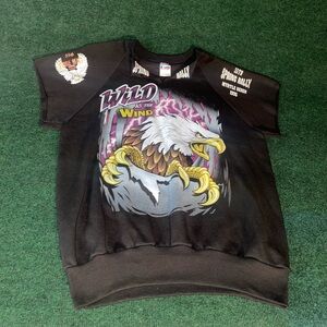 Vintage 90s Wild As The Wind Eagle Spring Bike Rally 1994. Size Large